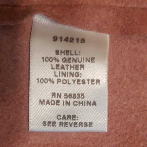 CABELA'S LADIES SIZE S 100% GENUINE LEATHER JACKET - Picture 8 of 8